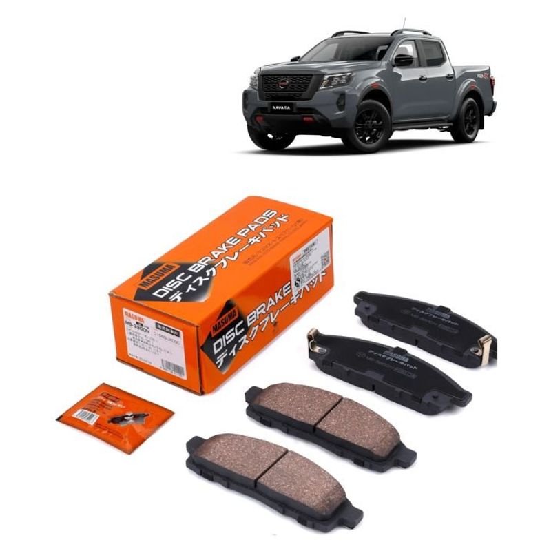 GENERICO - Pastillas de Freno Nissan Navara NP300 25 005-2009 MS-3900N