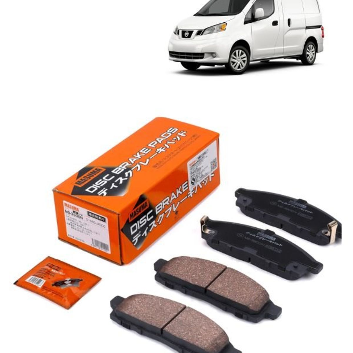 GENERICO - Pastillas de Freno Nissan NV200 15 16 2010-2014 MS-3900N