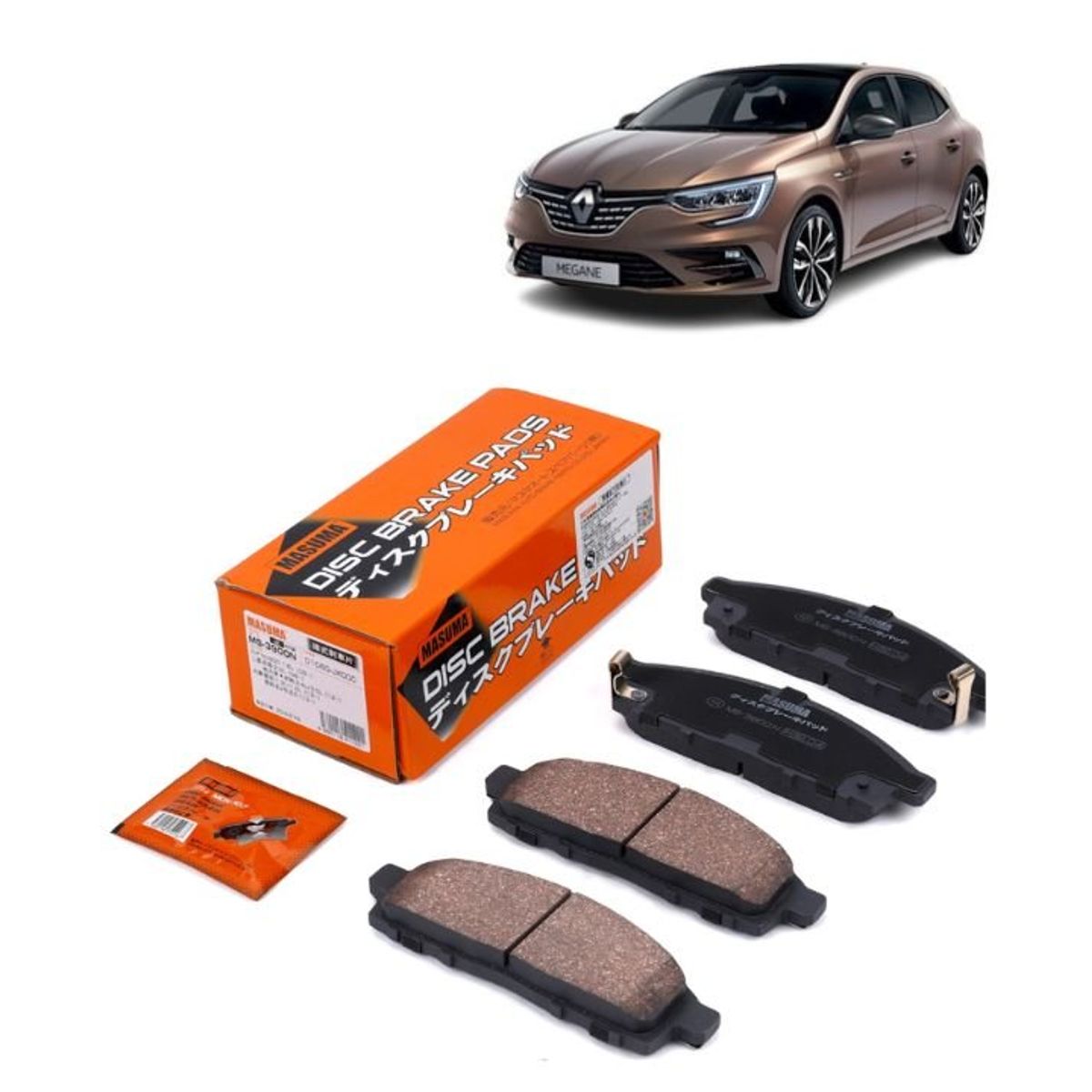 GENERICO - Pastillas de Freno Renault Megane IV Saloon 2 2016 MS-3900N