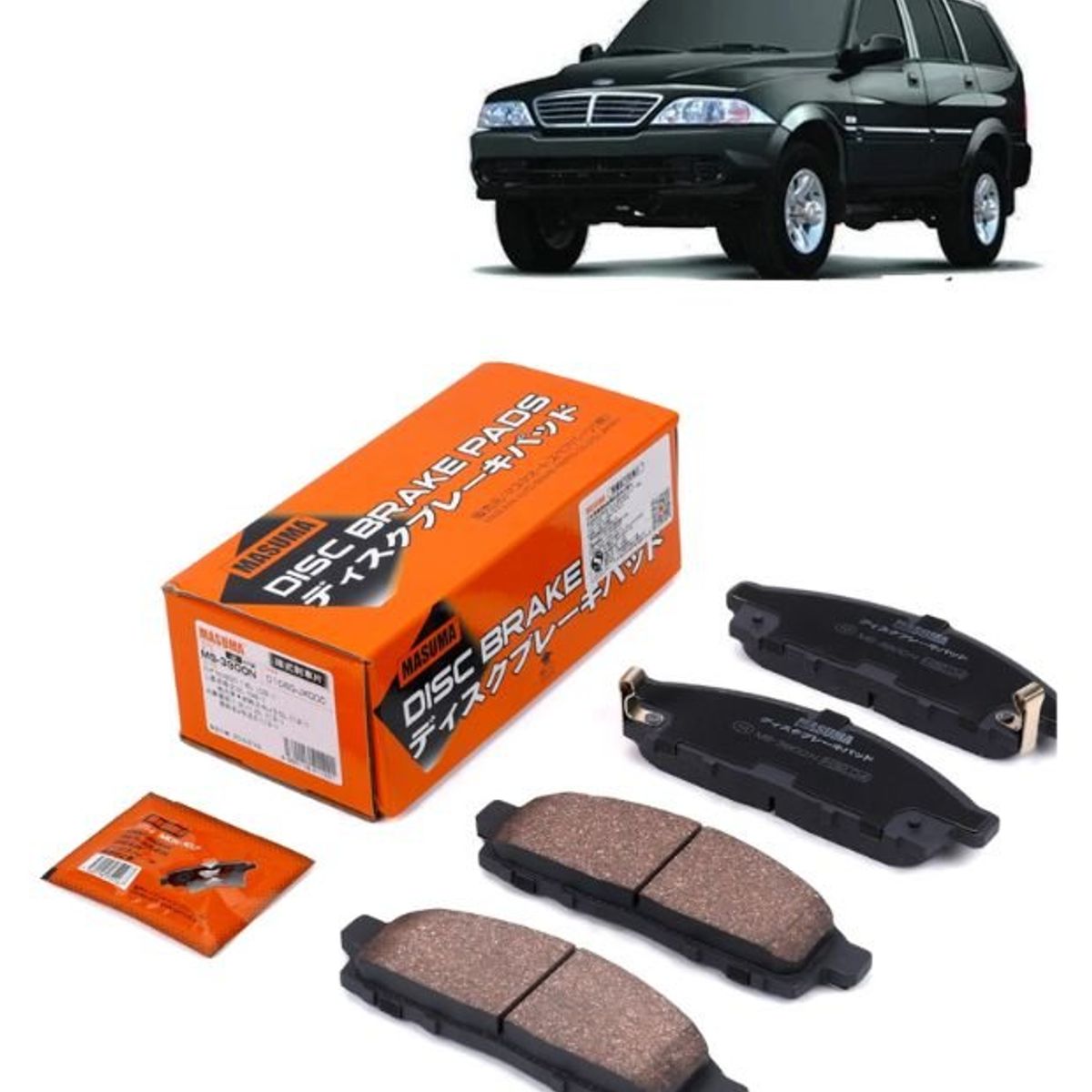 GENERICO - Pastillas de Freno Ssangyong Musso 20 3 1993-2005 MS-3900N