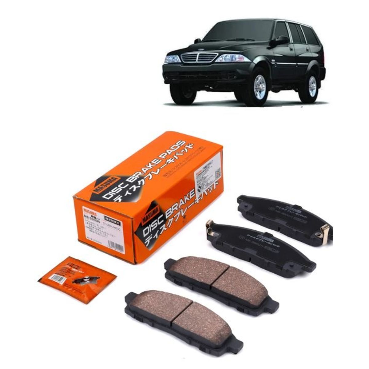 GENERICO - Pastillas de Freno Ssangyong Musso 20 3 1993-2005 MS-3900N