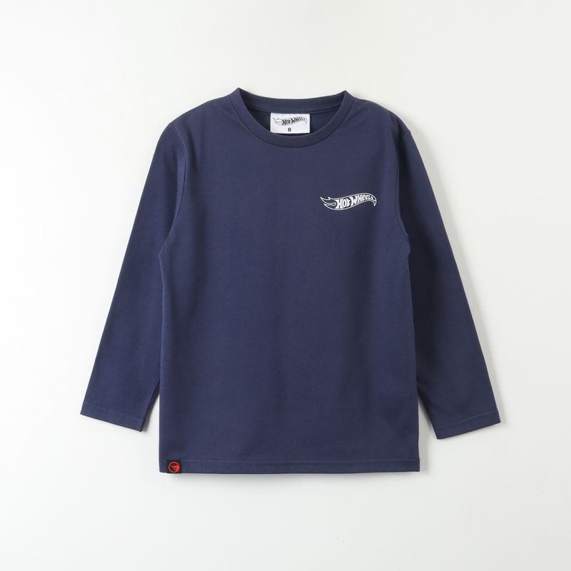 HOT WHEELS - Polera Manga Larga Niño Speed Club Azul Hot Wheels