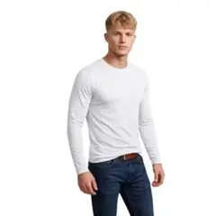 LOOK SHOP - Camiseta Hombre Bambú Manga Larga 418