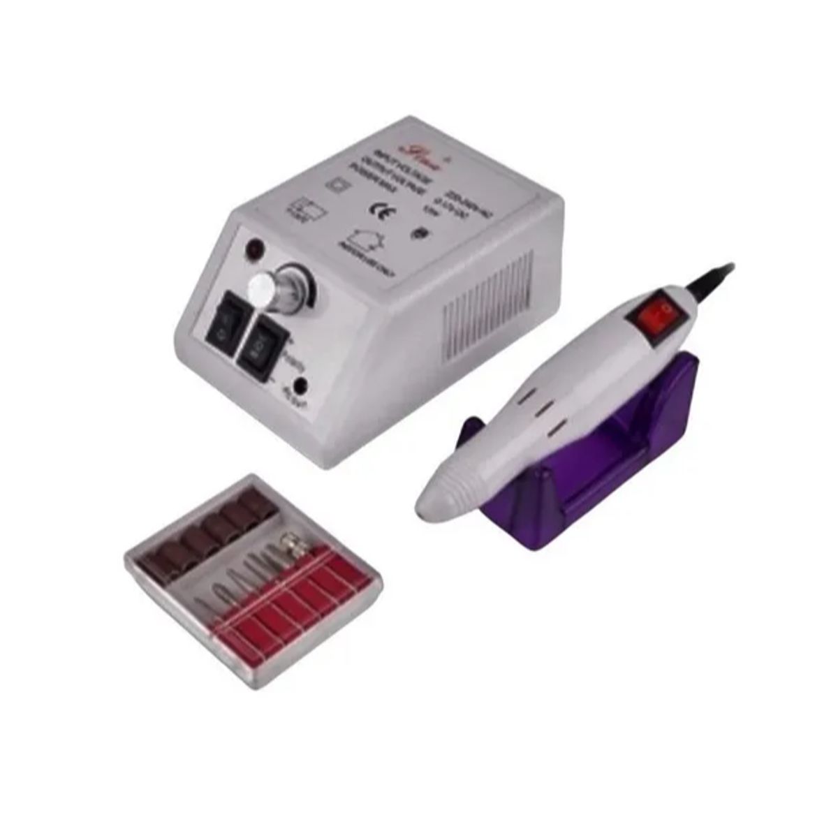 GENERICO - Torno Para Uñas Acrílicas Set Profesional Manicure Pedicure