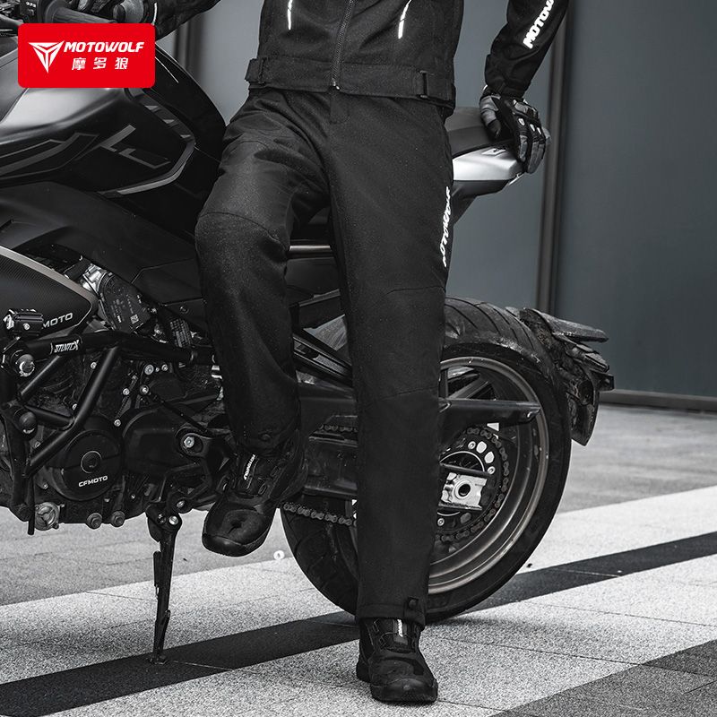 MOTOWOLF - Pantalón Moto Invierno Motowolf Tm2 Térmico Impermeable