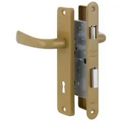 POLI - Cerradura de Embutir Dormitorio con Manilla 1915