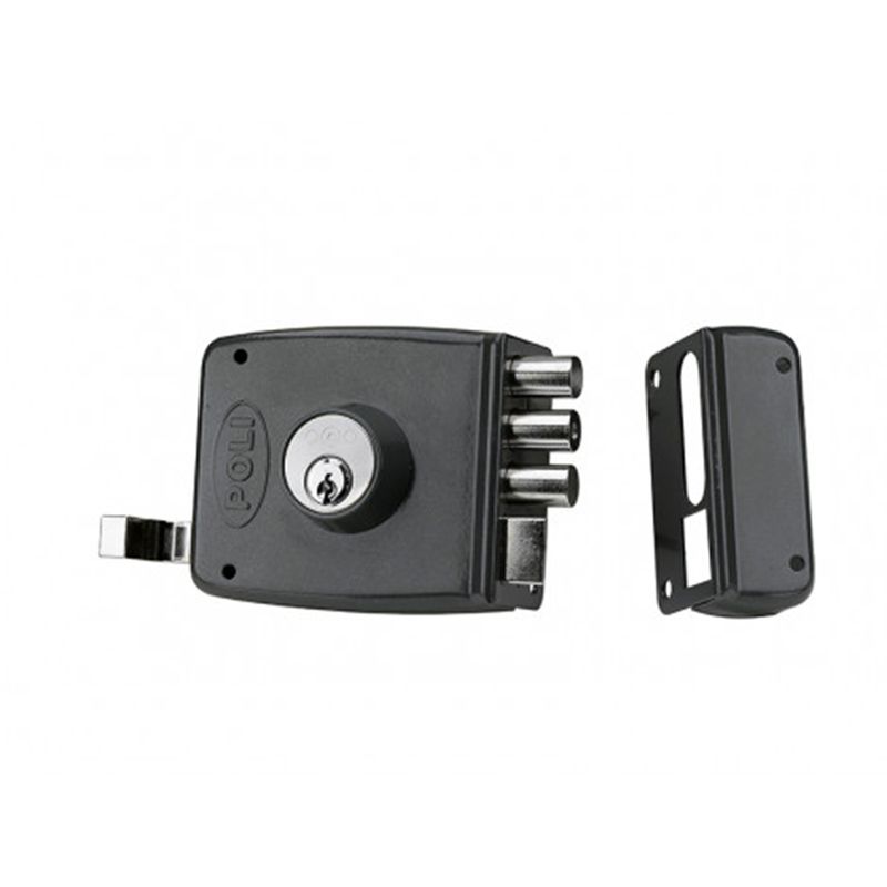 POLI - Cerradura Sobreponer 2201 3 Seguros gr Bt Poli Mimbral