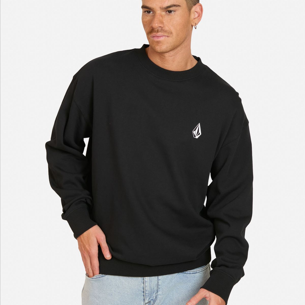 VOLCOM - Poleron CR Drop Negro Hombre Volcom - Negro