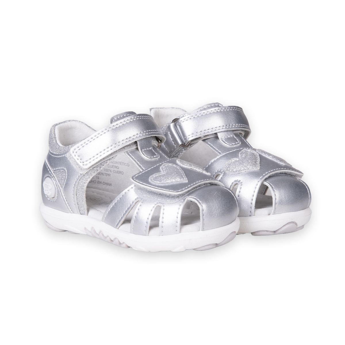 PILLIN - Sandalias Bebé Niña Plateado Pillin (PZC417-25PLA )