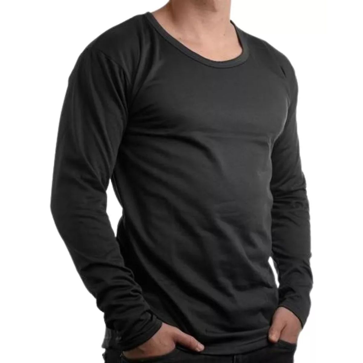 LOOK SHOP - Camiseta Hombre Bambú Manga Larga 418