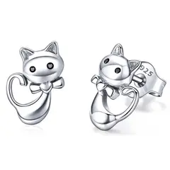 LK LUKSO - Aros Gato con Lazo en Plata 925