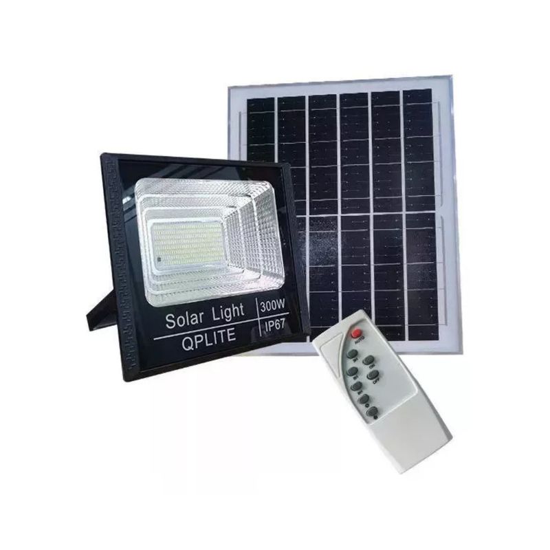 MUNDO MAGIA - Foco Reflector Solar Interior Y Exterior 300w Luz Brillante