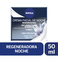 NIVEA - Crema Facial Hidratante Regeneradora Noche 50ml