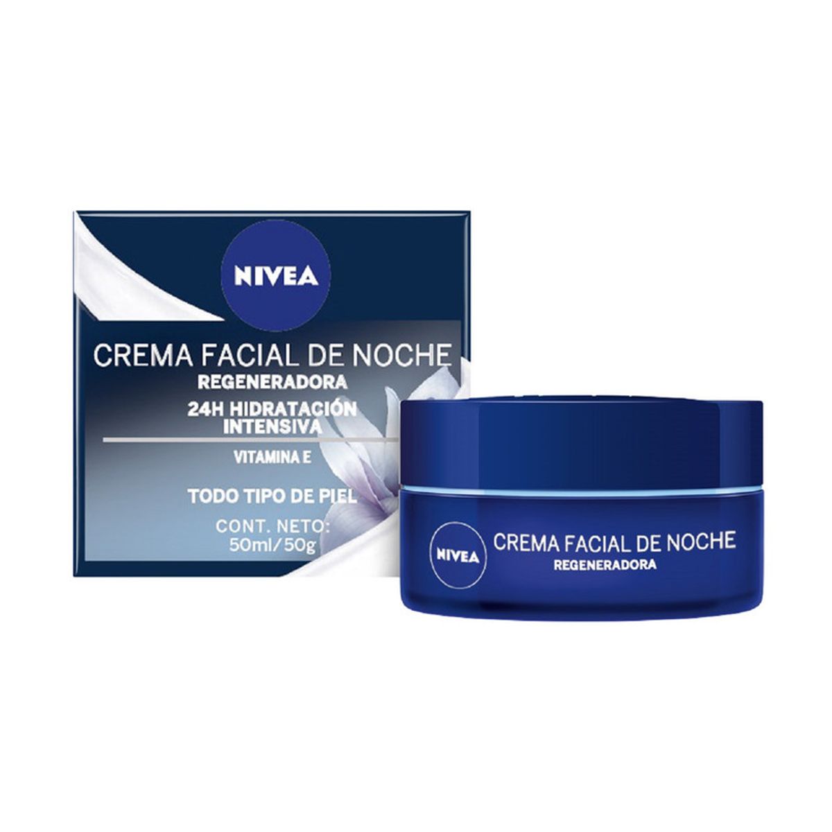 NIVEA - Crema Facial Hidratante Regeneradora Noche Nivea 50ml