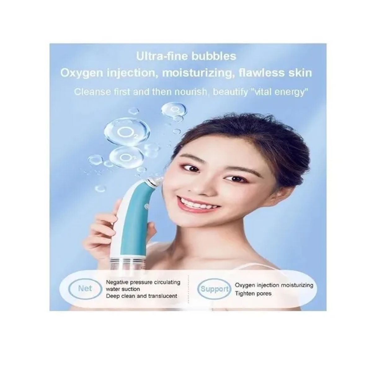 GENERICO - Vacuum Facial Limpiador De Piel Removedor De Puntos Negros