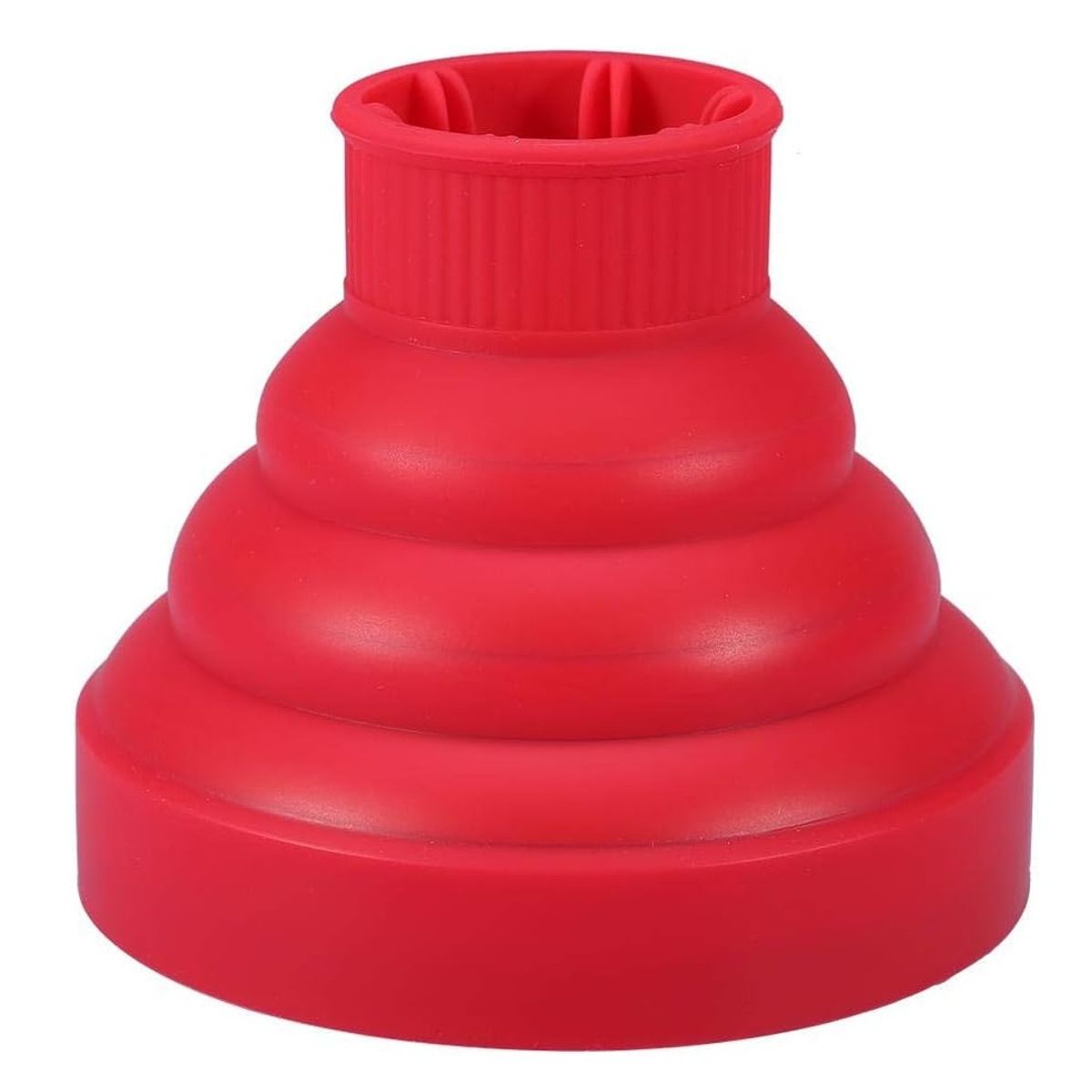 GENERICO - Difusor Para Secador De Cabello De Silicona Plegable Rojo