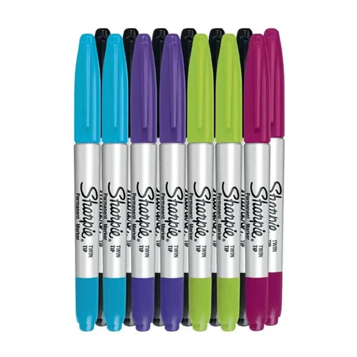SHARPIE - Pack 14 marcadores permanentes doble punta Sharpie