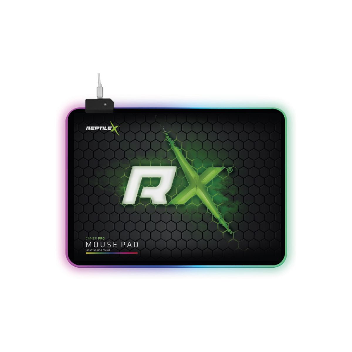 REPTILEX - Mouse Pad Gamer Iluminación Rgb 80x30cms - Ps