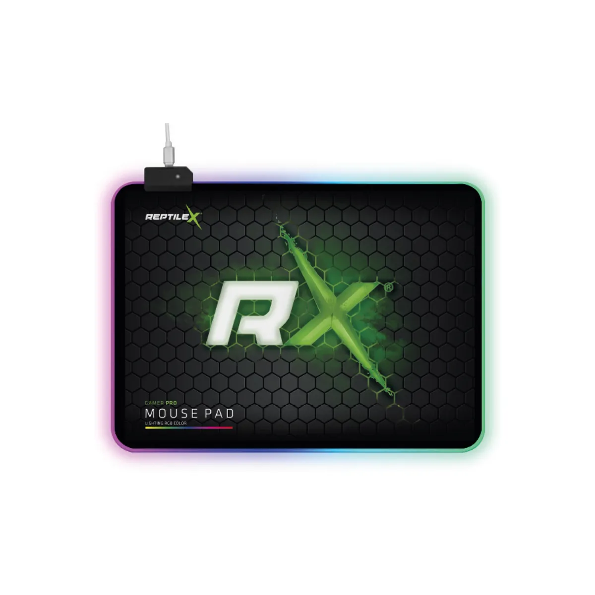 REPTILEX - Mouse Pad Gamer Iluminación Rgb 80x30cms - Ps