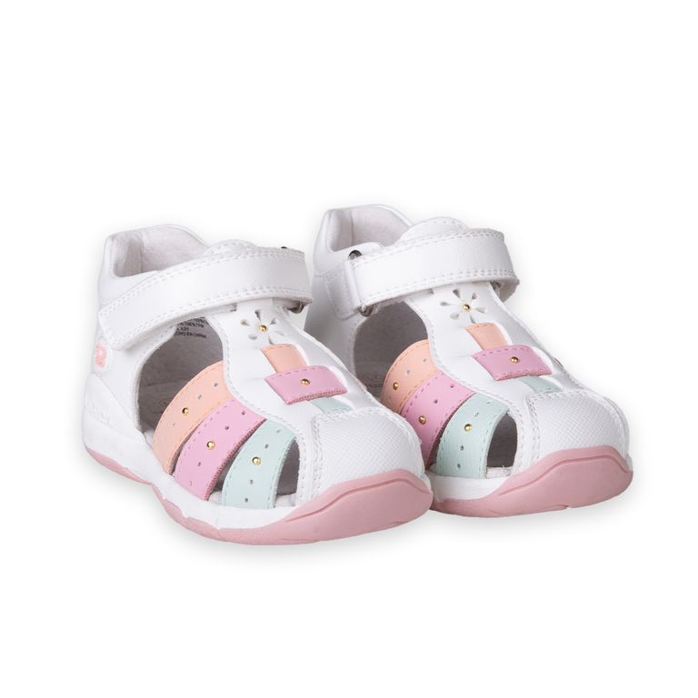 Sandalias Bebé Niña Blanco (PZC418-25BCO )