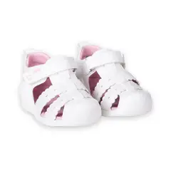 PILLIN - Sandalias Recién Nacido Niña Blanco (PZC201-25BCO )