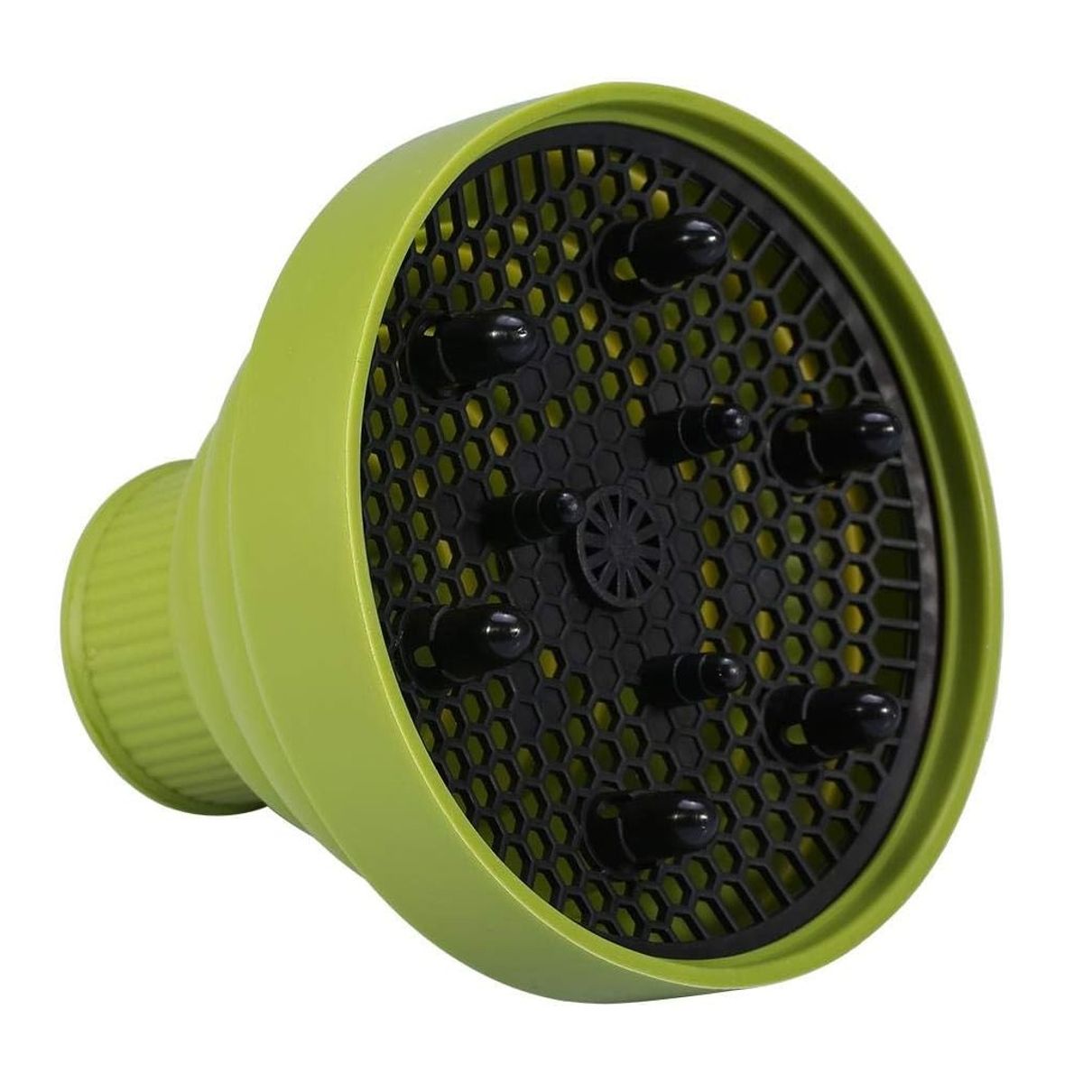 GENERICO - Difusor Para Secador De Cabello De Silicona Plegable Verde