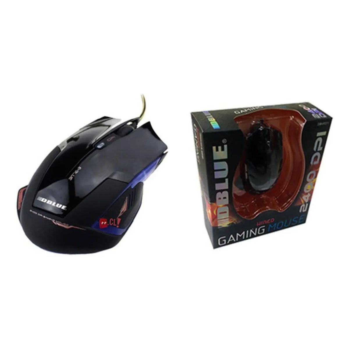 DBLUE - Mouse Gamer Usb 2400dpi - Ps