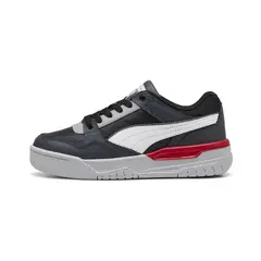 PUMA - Zapatillas Joven Rebound Retro Negras/Rojas/Blancas