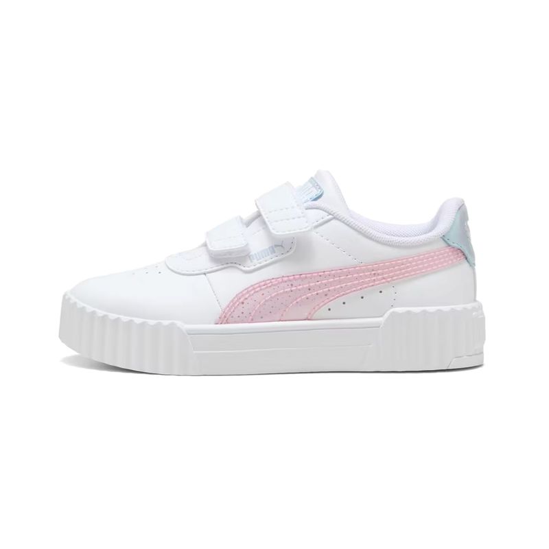 PUMA - Zapatillas Niños Carina 3.0 Puma Blurry Dreams Blancas