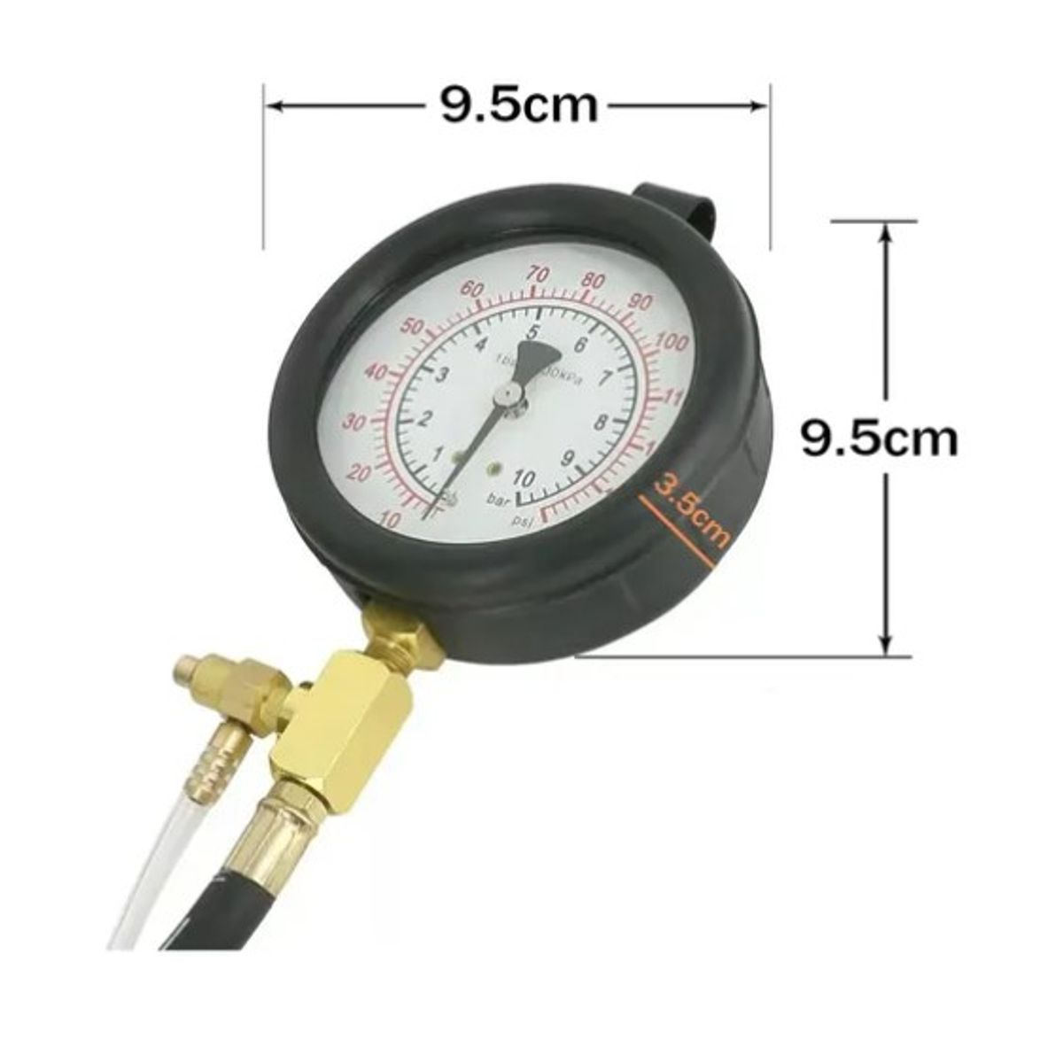 ESHOPANGIE - Medidor Manómetro De Presión Inyección Combustible Universal