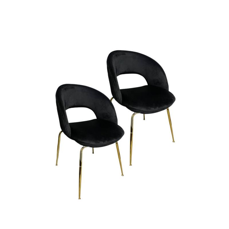 GENERICO - Pack 2 Sitiales Siena Premium Gold - Negro