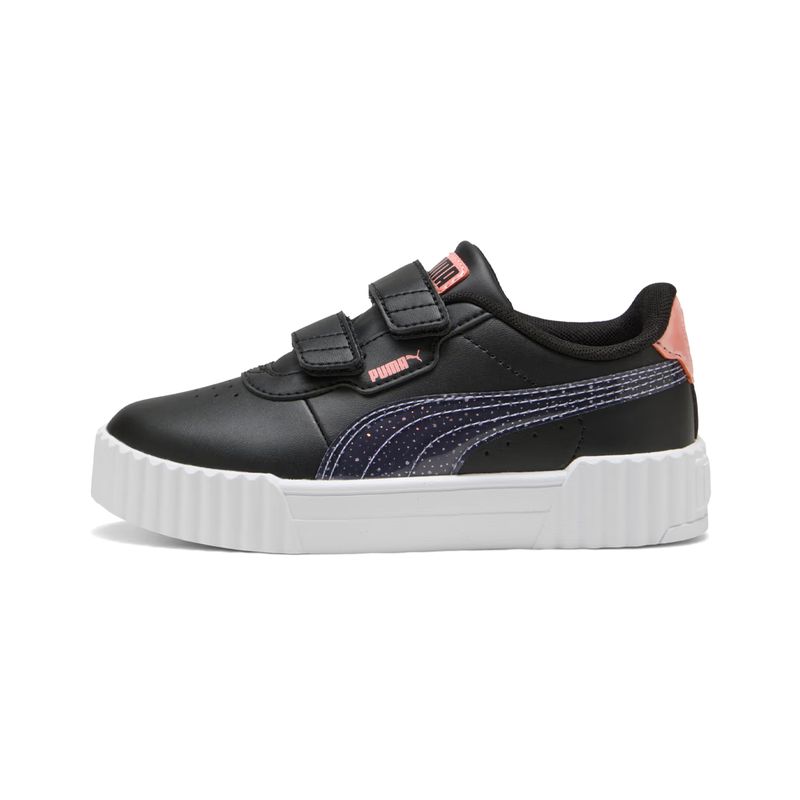 PUMA - Zapatillas Niños Carina 3.0 Puma Blurry Dreams Negras
