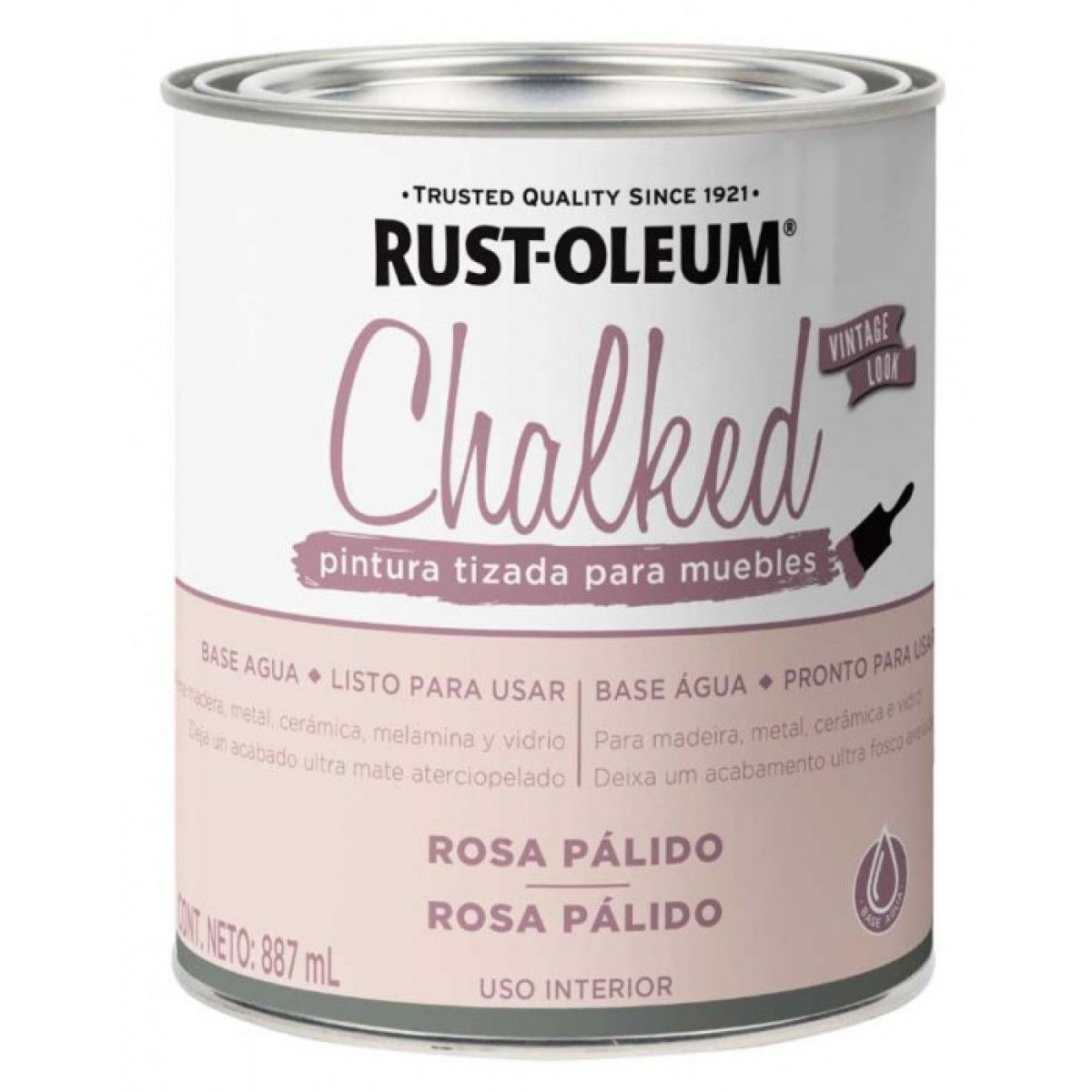 GENERICO - Pintura tizada Rosa pálido 887ml Rust Oleum