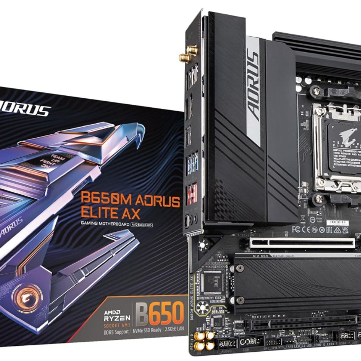 GIGABYTE - MB sAM5 AMD - GIGABYTE B650M AORUS ELITE AX - 4x DDR5 - Micro ATX