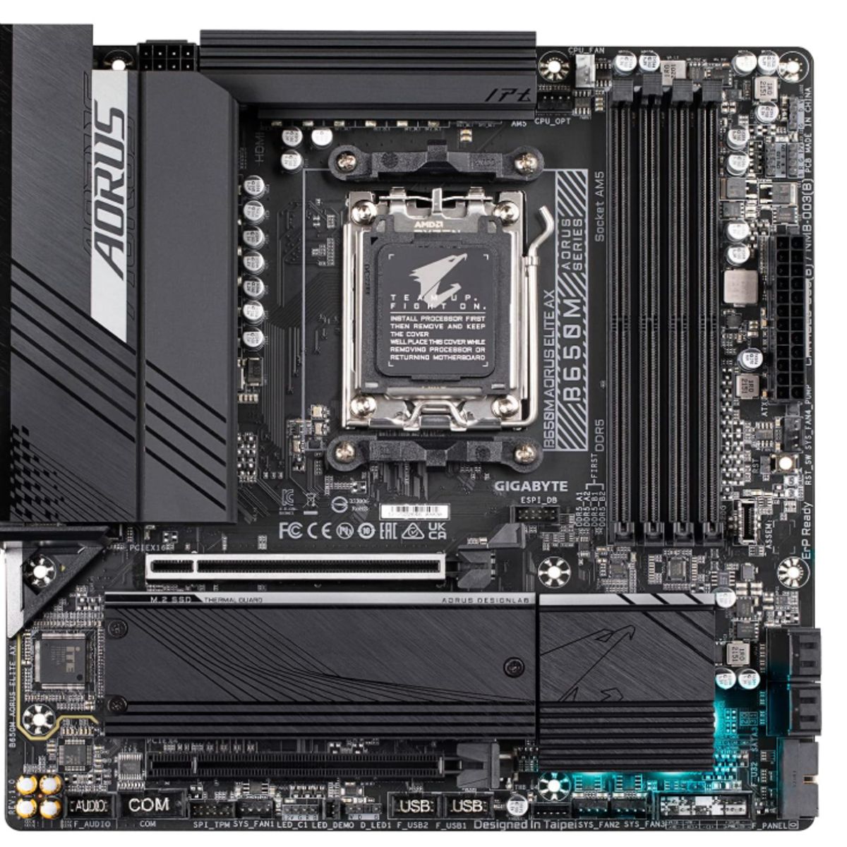 GIGABYTE - MB sAM5 AMD - GIGABYTE B650M AORUS ELITE AX - 4x DDR5 - Micro ATX