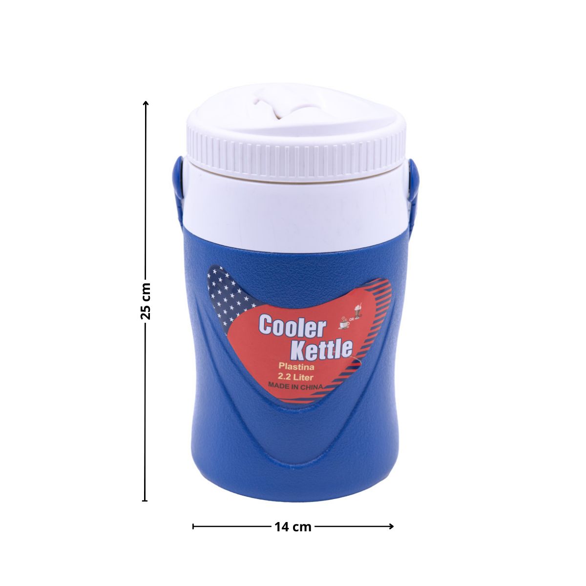 GENERICO - Cooler 2.2lt azul