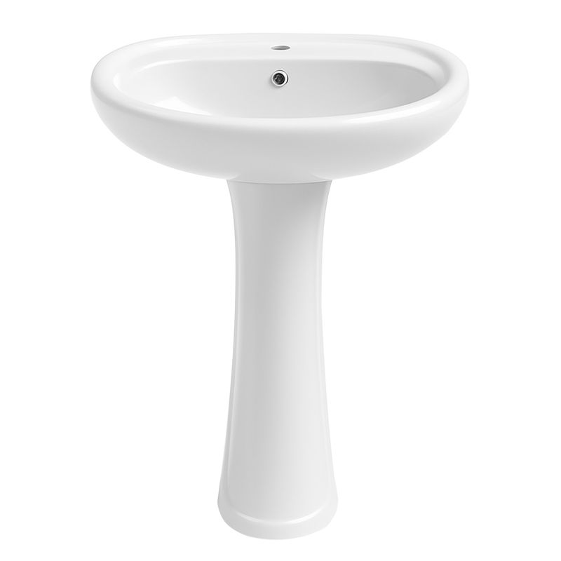 JOYTEK - Lavamanos de Pedestal Joytek 2005 Color Blanco - 84x49x42 cm
