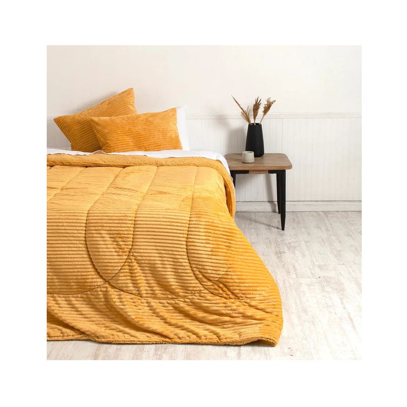 MASHINI - Plumón Cobertor Térmico Sherpa Mashini 2 Plazas 230x240cm