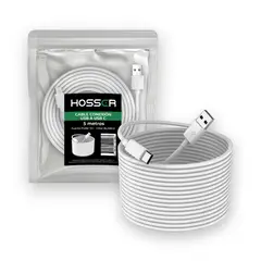 HOSSER - Cable Conexion Tipo C 5 metros Usb 20 Carga Datos
