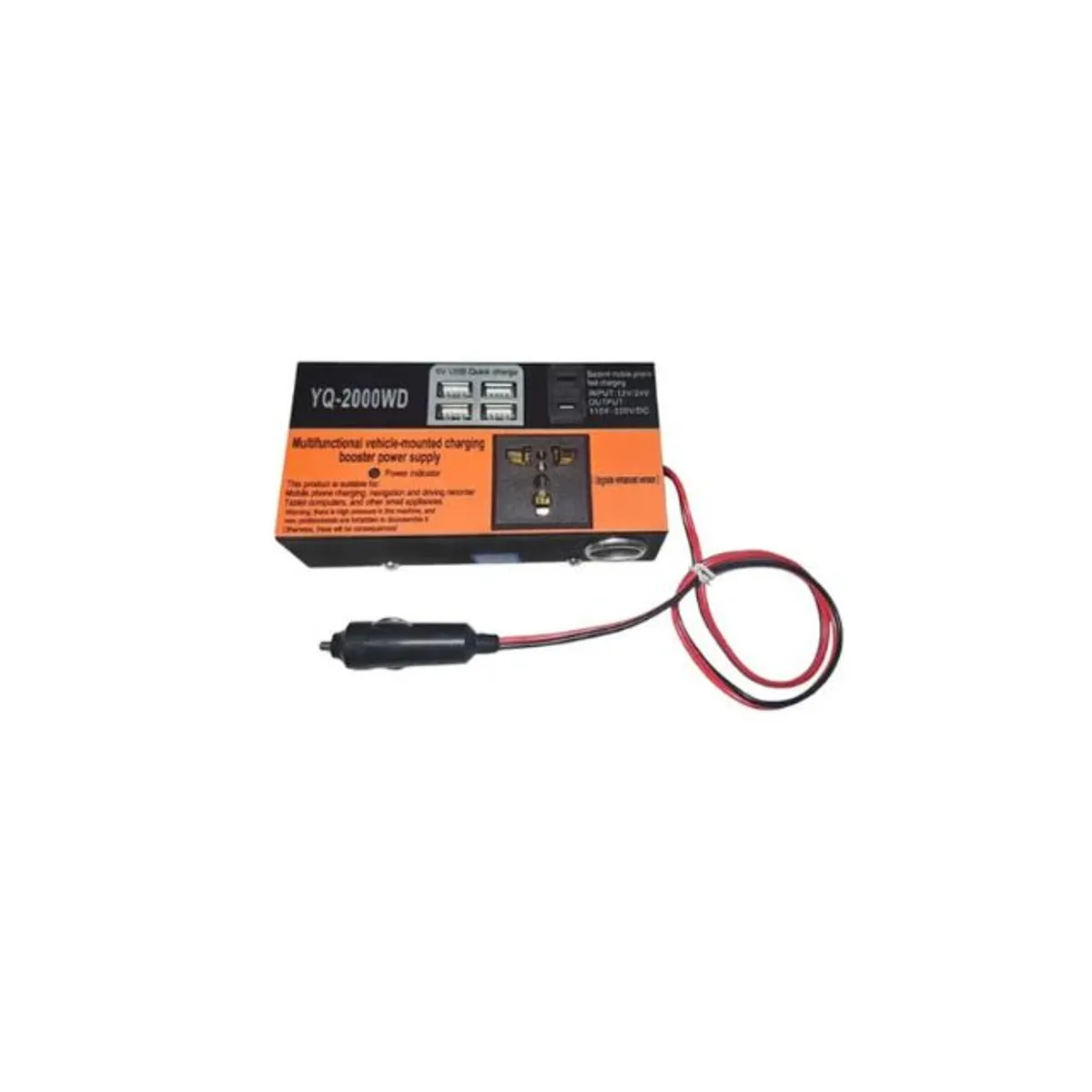 GENERICO - Inversor De Voltaje Auto Convertidor Corriente 200w 12v-220v