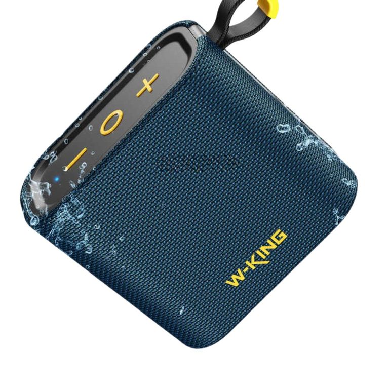 Parlante Bluetooth Outdoor IPX7 6W FM 10 Horas WKING D2 Azul