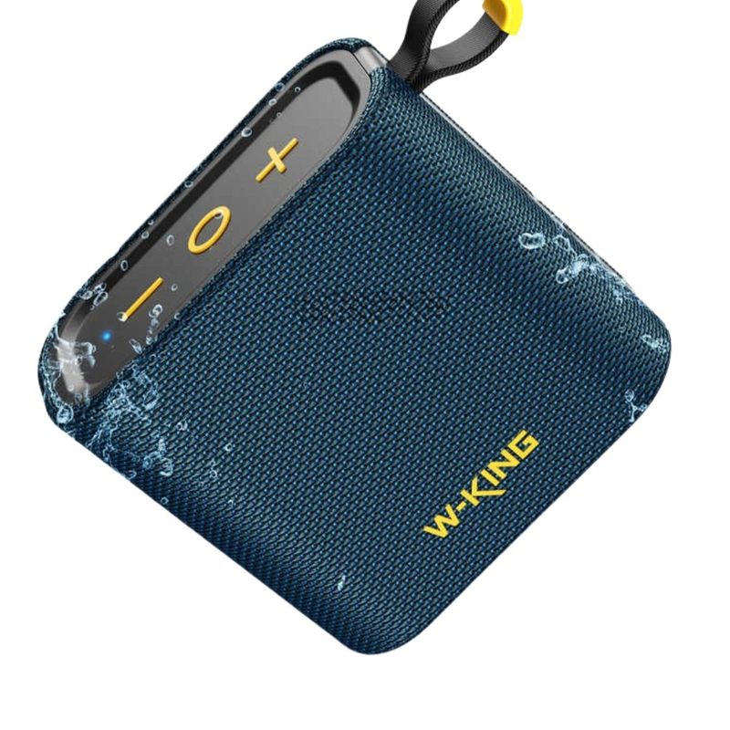 GENERICO - Parlante Bluetooth Outdoor IPX7 6W FM 10 Horas W‑KING D2 Azul