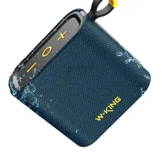 GENERICO - Parlante Bluetooth Outdoor IPX7 6W FM 10 Horas W‑KING D2 Azul