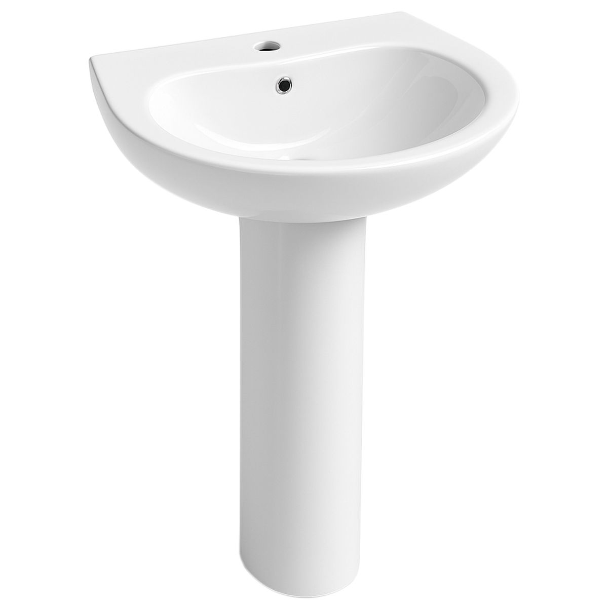 JOYTEK - Lavamanos de Pedestal Joytek 3004 Color Blanco - 86x52,5x43,5 cm