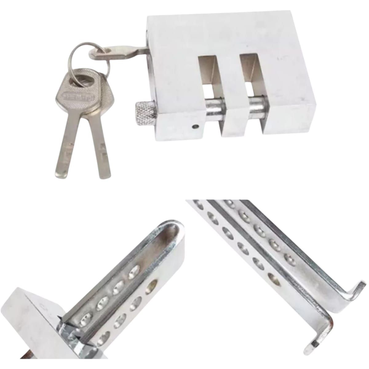 GENERICO - Traba Pedal - Candado - Llaves Seguridad