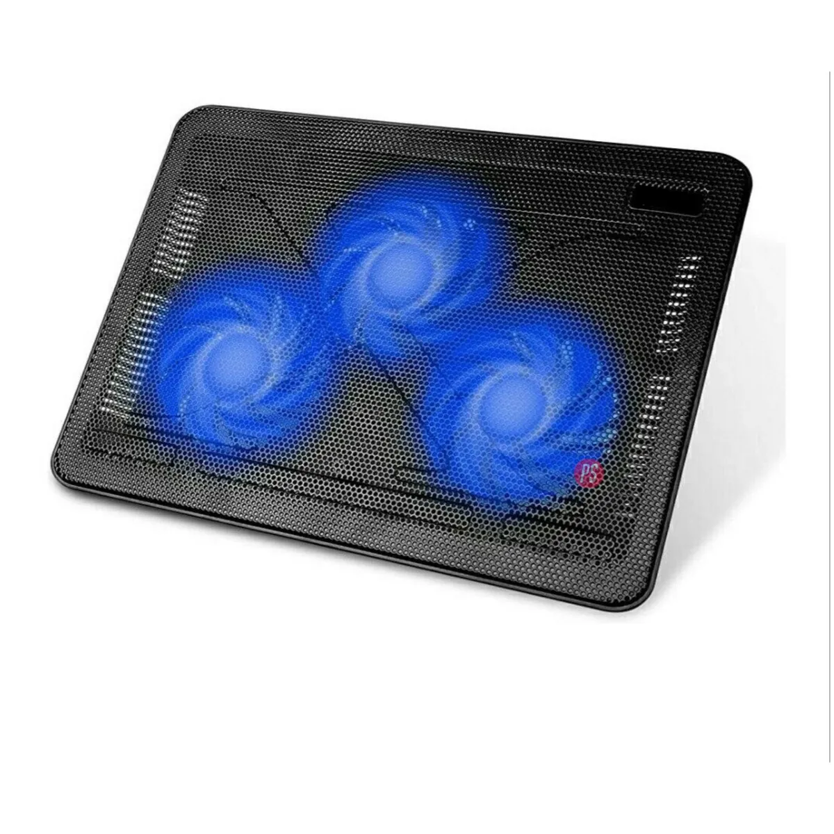 TECNOLAB - Base 3 Ventiladores Notebook Gamer Led Azul - Ps