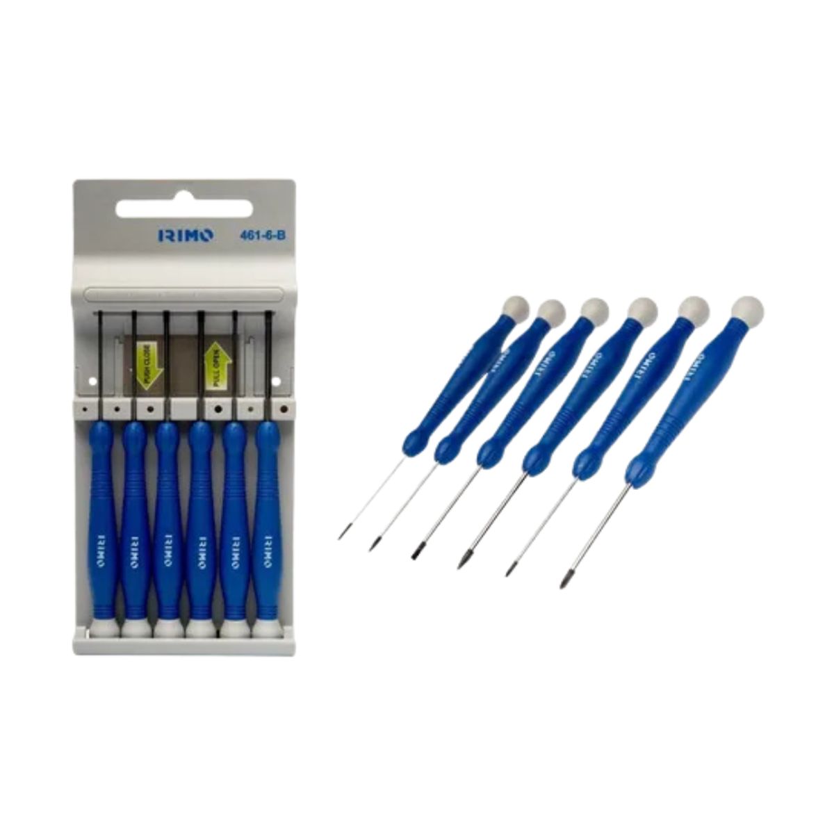 IRIMO - Set Juego De Destornilladores De Precision 6Pz Irimo 461-6-B