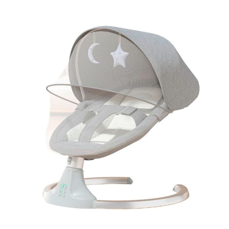 MUNDO ONLINE - Silla Mecedora Bebe Inalambrica Bebe SafeBaby Bluetooth Gris