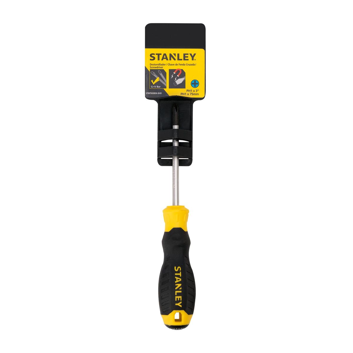 STANLEY - Destornillador punta PH1x3" STANLEY STMT60804-840