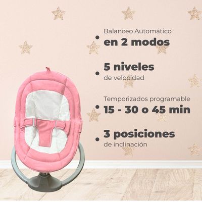 Imagen 2 del producto Silla Mecedora Bebe Inalambrica SafeBaby Bluetooth